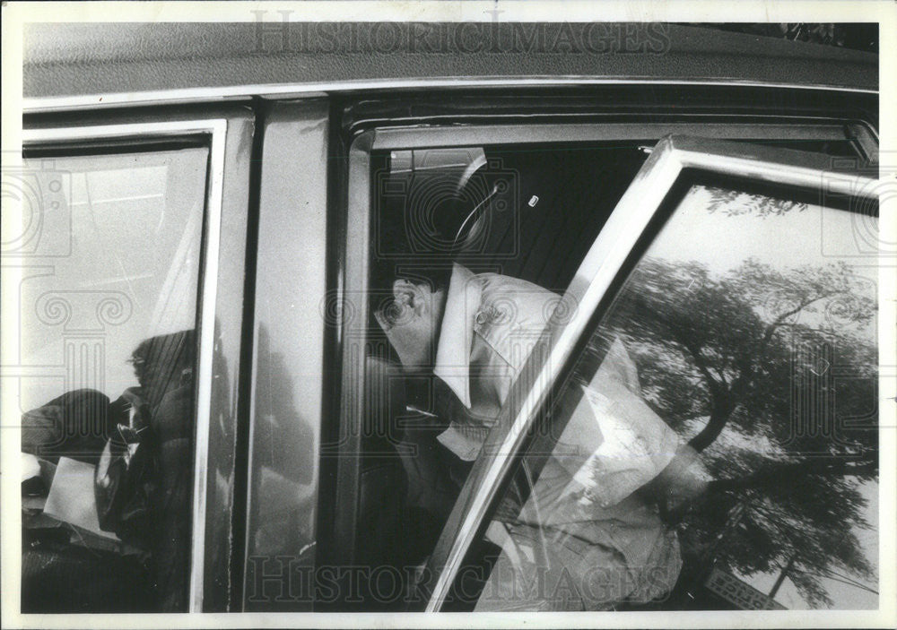 1981 Press Photo Eloy Sanchez Murderer Criminal - Historic Images