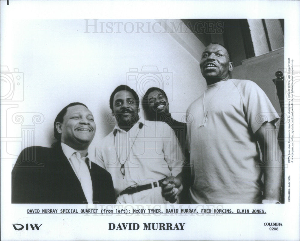 1992 David Murray (Quartet): McCoy Tyner, David Murray, Fred Hopkins - Historic Images