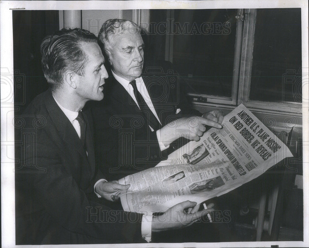 1960 Press Photo Fred Ruth, Baron Friedrich - Historic Images