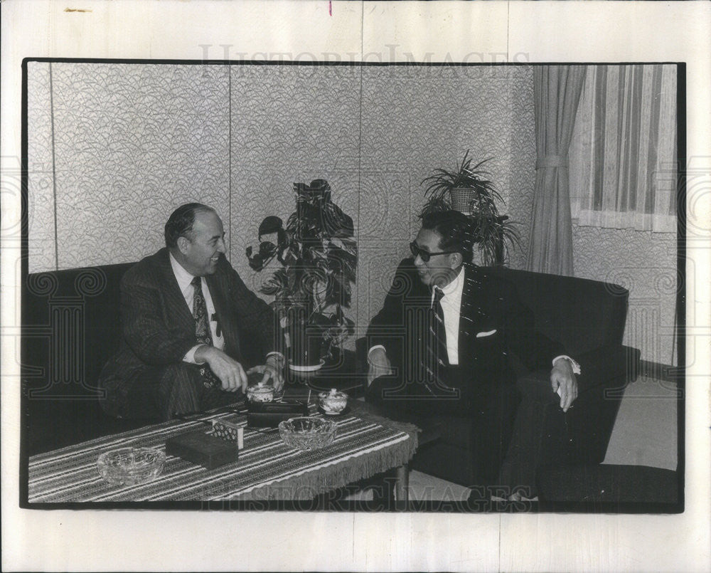 1974 Press Photo Fumihiko Togo Foreign Affairs Vice Minister Japan - Historic Images