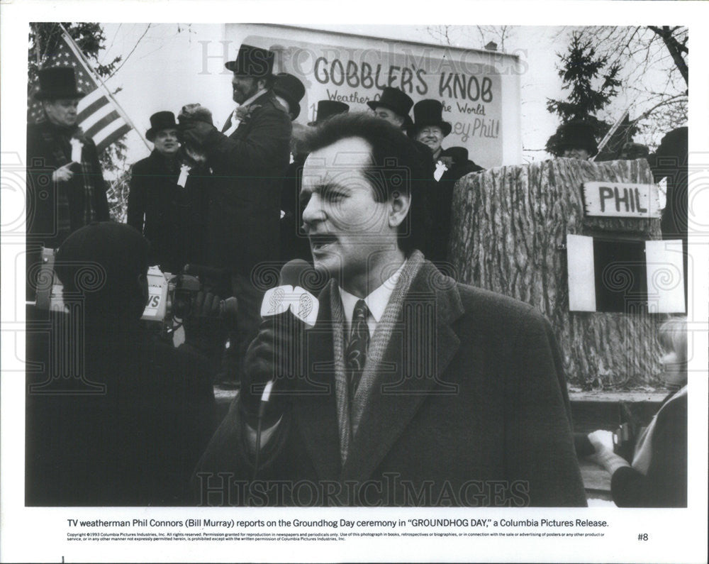 1993 Press Photo Bill Murray American Film Television Actor Comedian - Historic Images