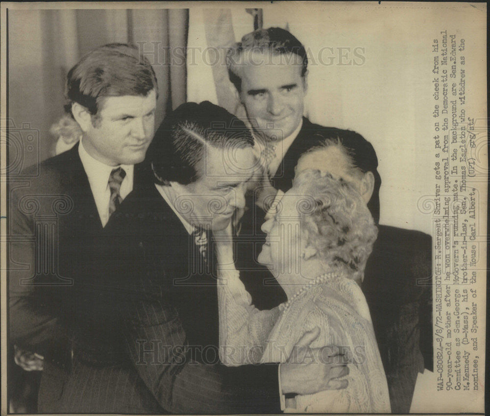 1972 Press Photo Robert Sargent Shriver American Democratic Politician - Historic Images