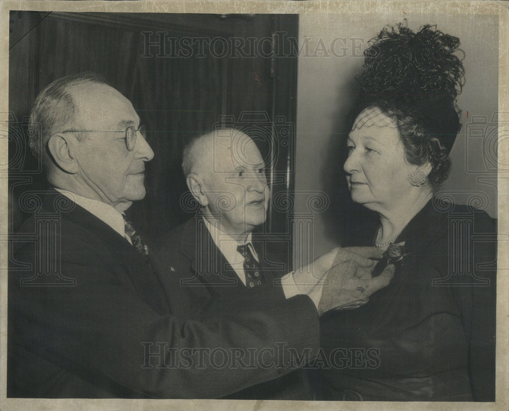 1948 Press Photo John Zamecnik, John Reed &amp; Charlotte Murphy - Historic Images