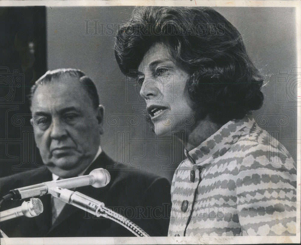 1968 Press Photo Eunice Kennedy Shriver Chicago Special Olympic - Historic Images