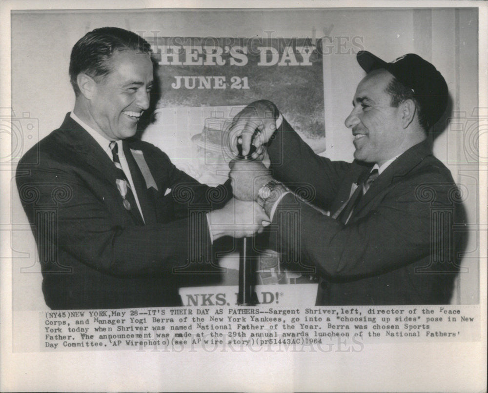 1964 Press Photo Robert Sargent Shriver American Democratic Politician - Historic Images