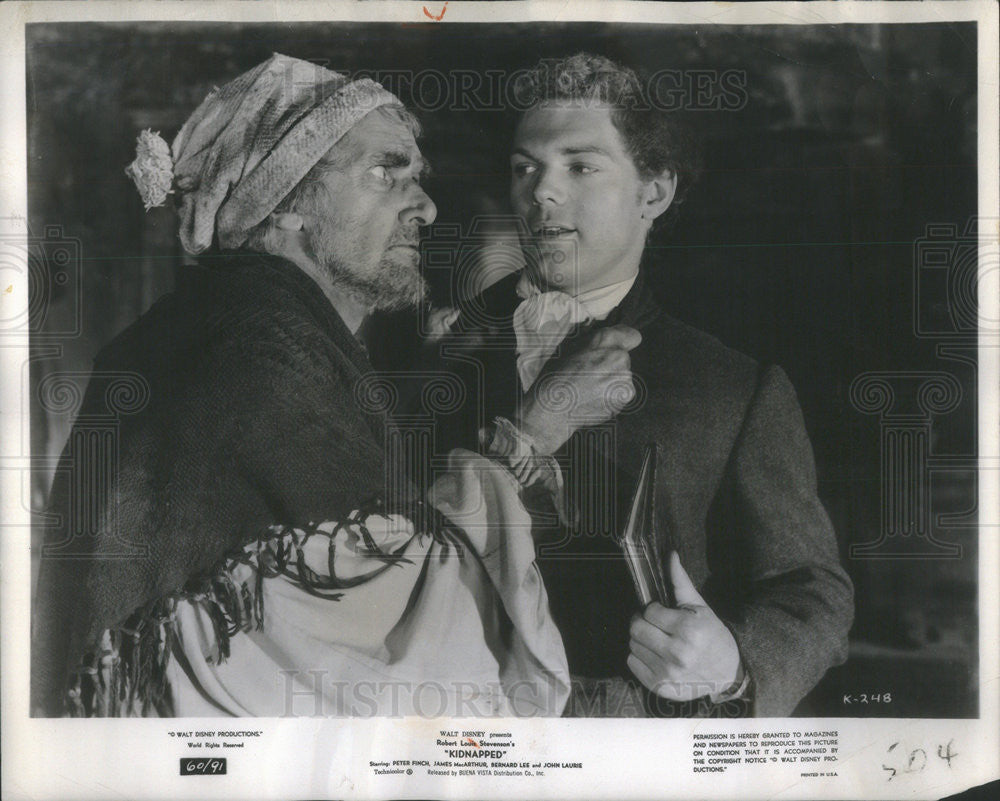 1960 Press Photo James MacArthur in the movie Kidnapped - Historic Images