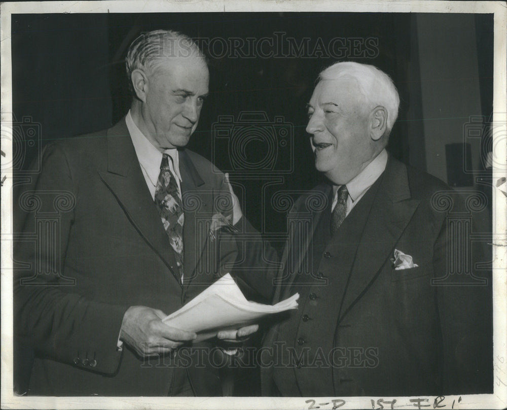 1942 Press Photo Malcolm MacEachern American College Surgeons Bert Caldwell - Historic Images