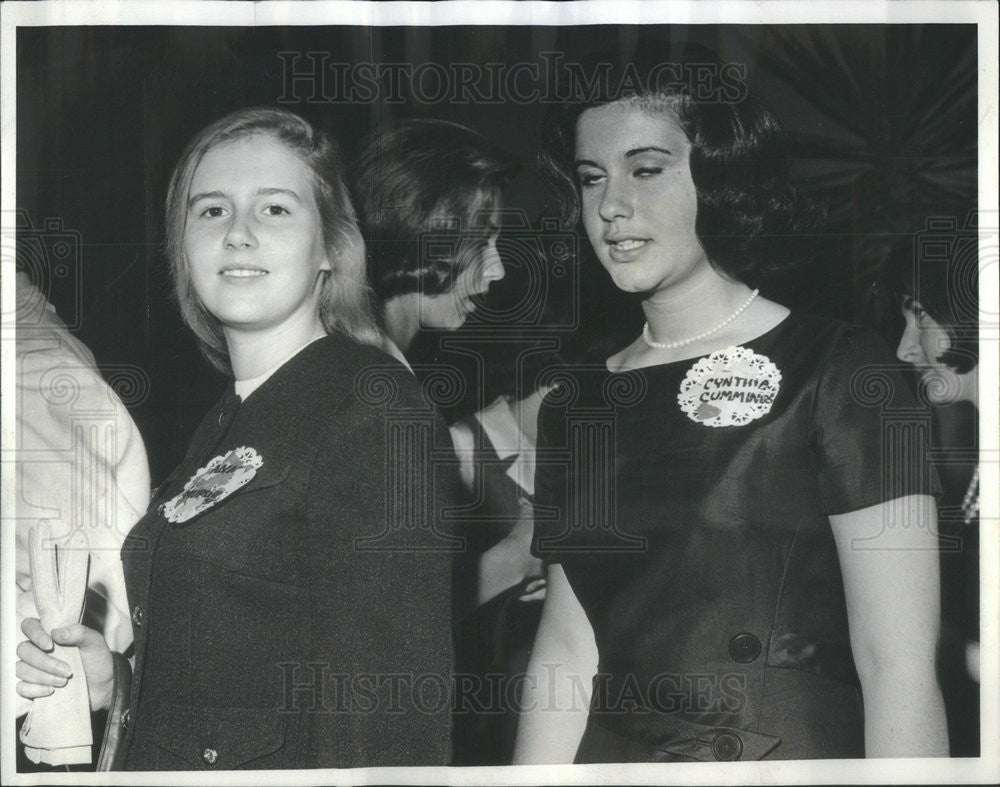 1964 Press Photo Debutante Brunch,Anne Murchinson, - Historic Images