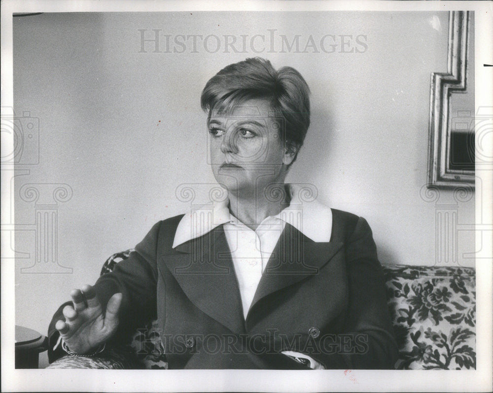 1972 Press Photo Angela Lansbury actress - Historic Images