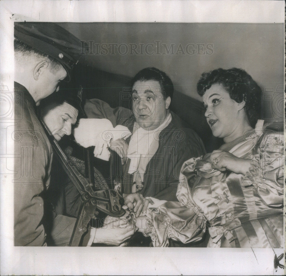 1959 Press Photo Ronald Long, Honey Sanders, &quot;They Shall have Music&quot; - Historic Images