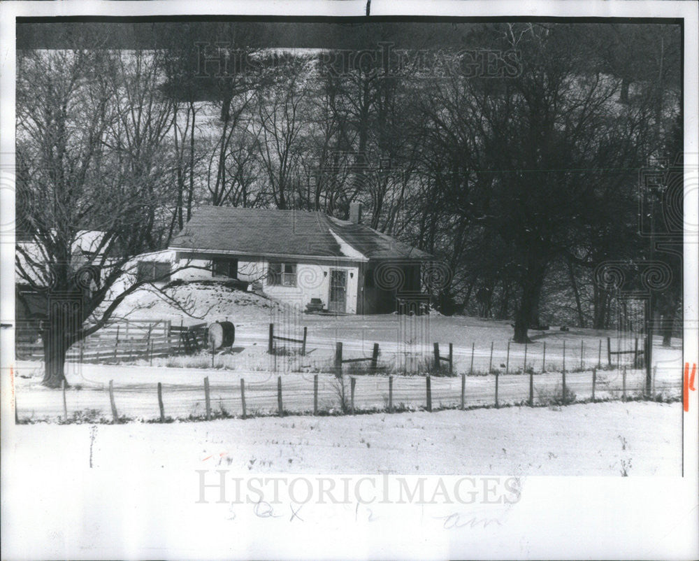 1976 Press Photo Sheriff Long&#39;s Farm and Hog Farm, Clinton, Illinois - Historic Images