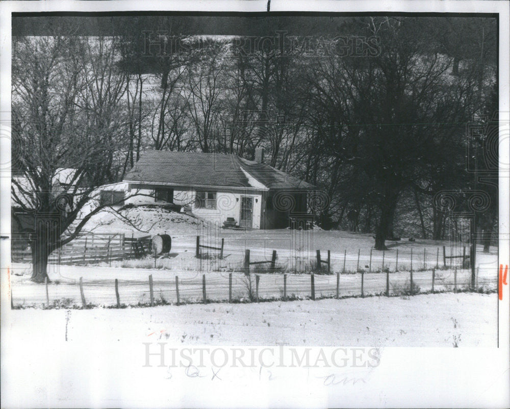 1976 Press Photo Sheriff Long's Farm and Hog Farm, Clinton, Illinois - Historic Images