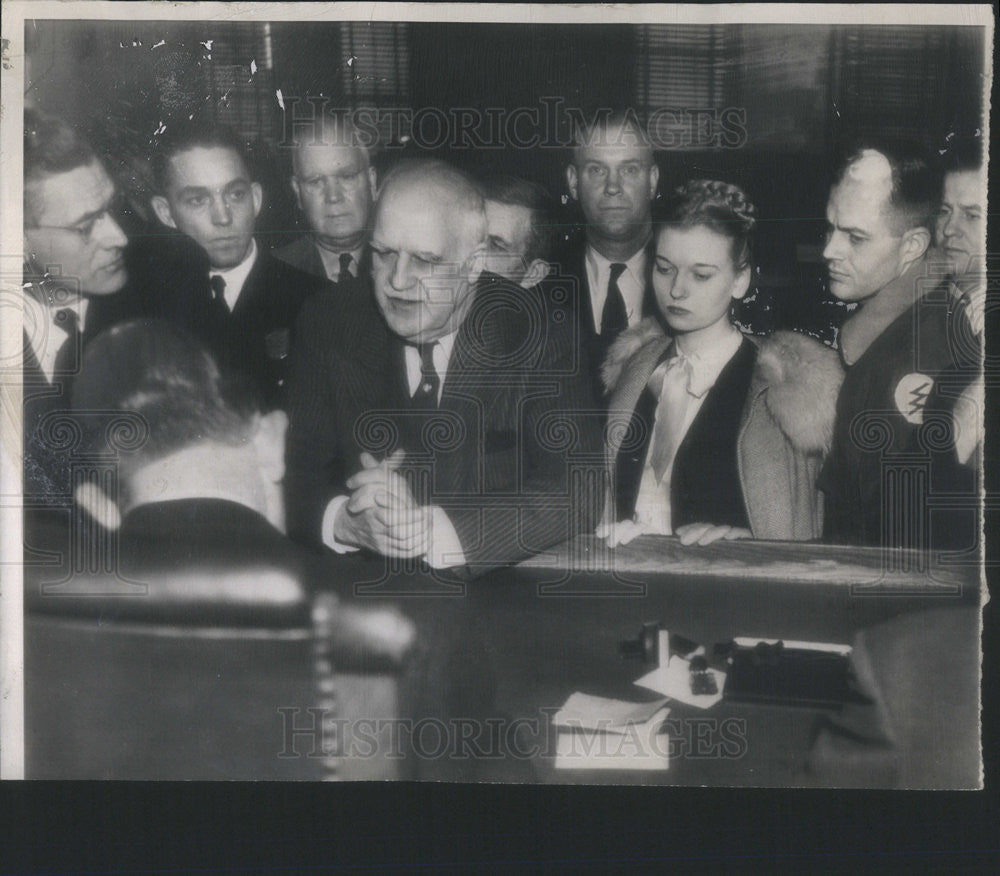 1947 Press Photo Homer Loomis Jr and Betty Penland charged with disorderly condu - Historic Images