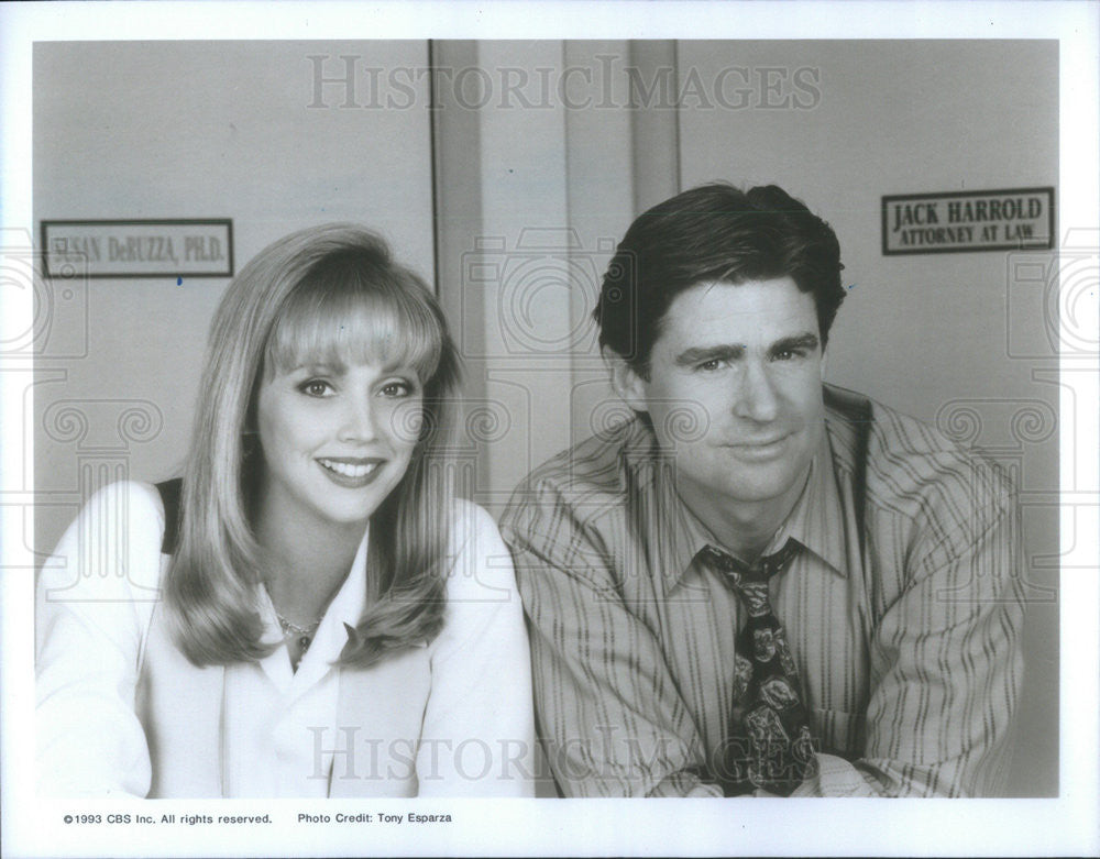 1993 Press Photo Shelley Long and Treat Williams &quot;Good Advice&quot; - Historic Images