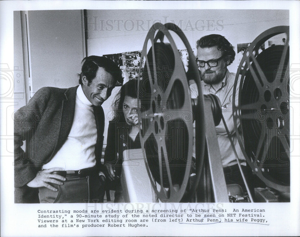 1970 Press Photo Arthur Penn Director Wife Robert Hughes Producer NET Festival - Historic Images