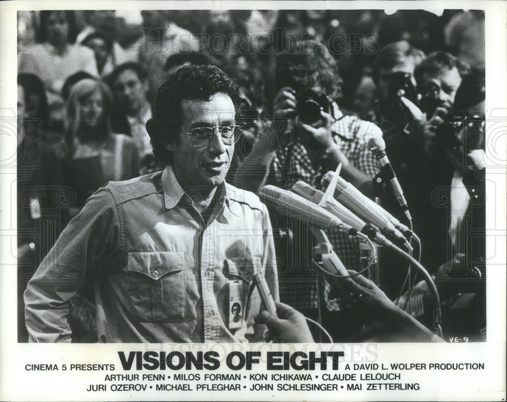 1973 Press Photo Arthur Penn Director Location Munich Shooting Visions Eight - Historic Images
