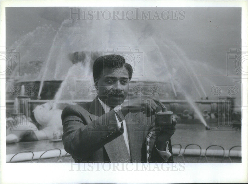 1990 Press Photo Robert Penn, New Park District Exec Vice-President - Historic Images