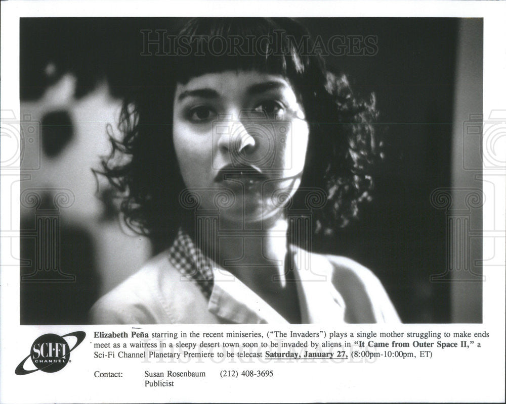 Press Photo Actress Elizabeth Pena - Historic Images