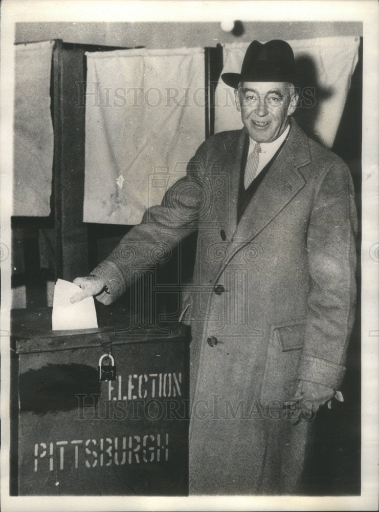1934 Press Photo Senator David A Reed - Historic Images