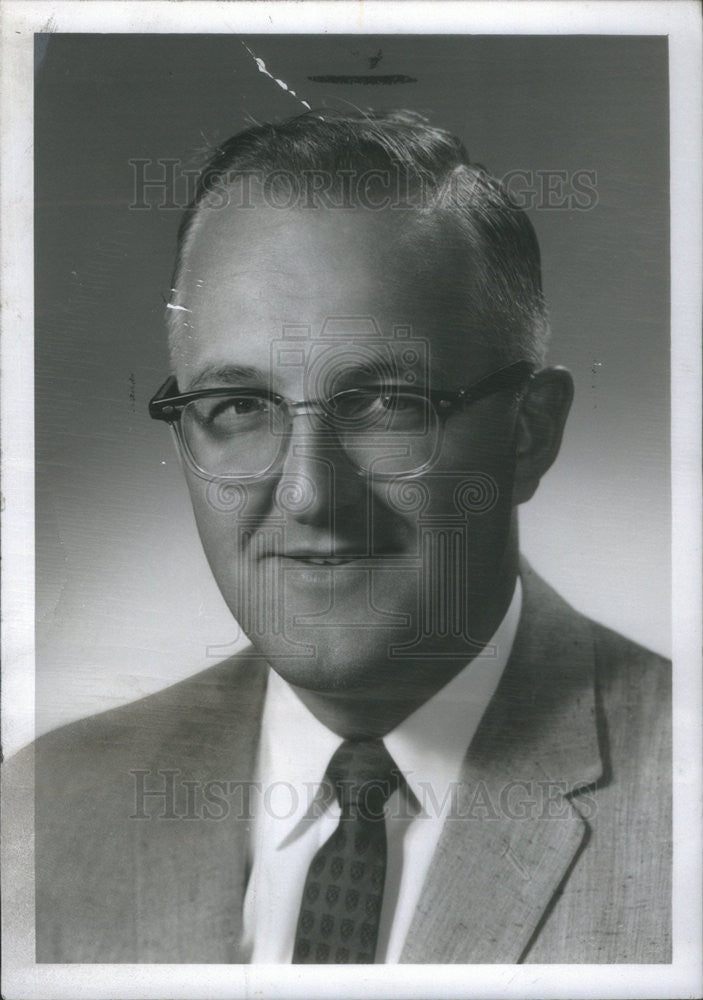 1967 Press Photo Vice President of Ampex Corporation John Latter - Historic Images