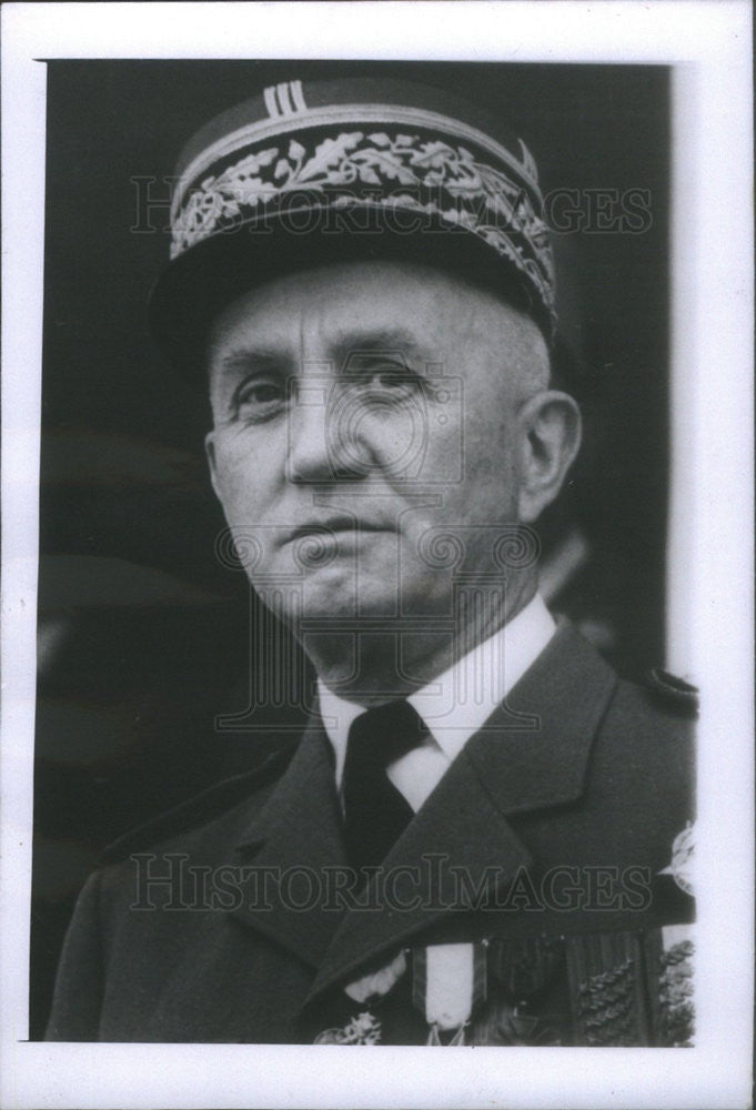 1955 Press Photo General Pierre Boyer De Latour Du Moulin Resident Morocco - Historic Images