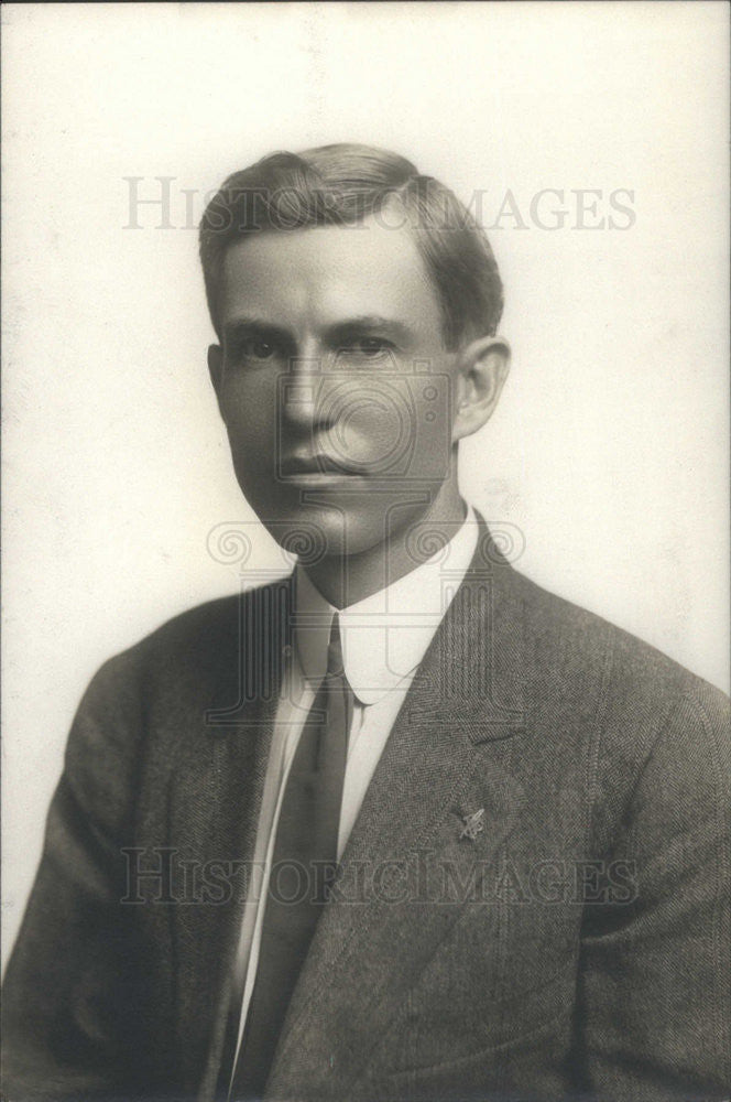 1911 Press Photo Douglas Malloch, President, Press Club of Chicago - Historic Images