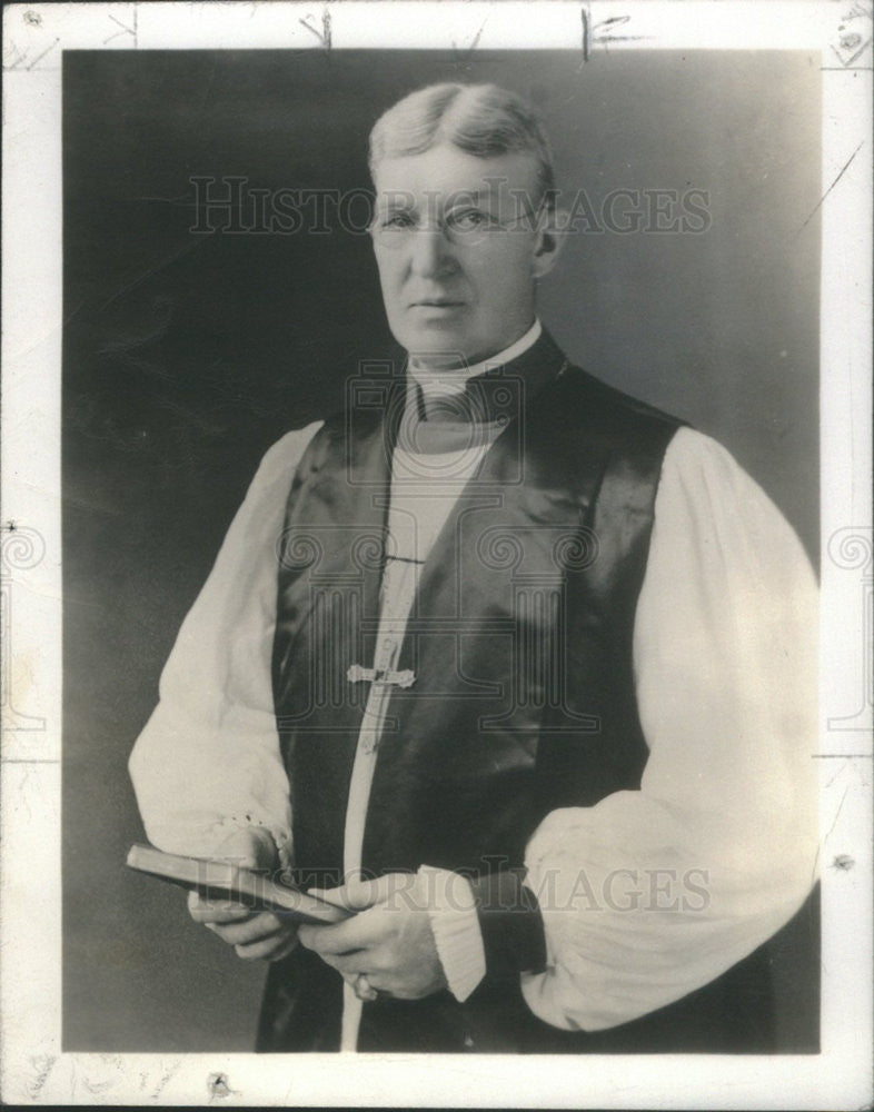 1946 Press Photo Rt. Rev. Edwin J. Randall Bishop Episcopal Diocese Chicago - Historic Images