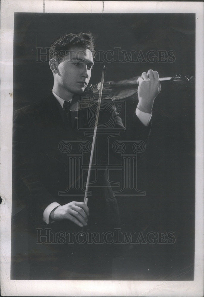 1950 Press Photo Violinist Stuart Lastofsky - Historic Images