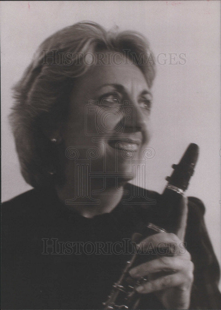 1991 Press Photo Marilyn Lauriente Clarinetist Chicago - Historic Images