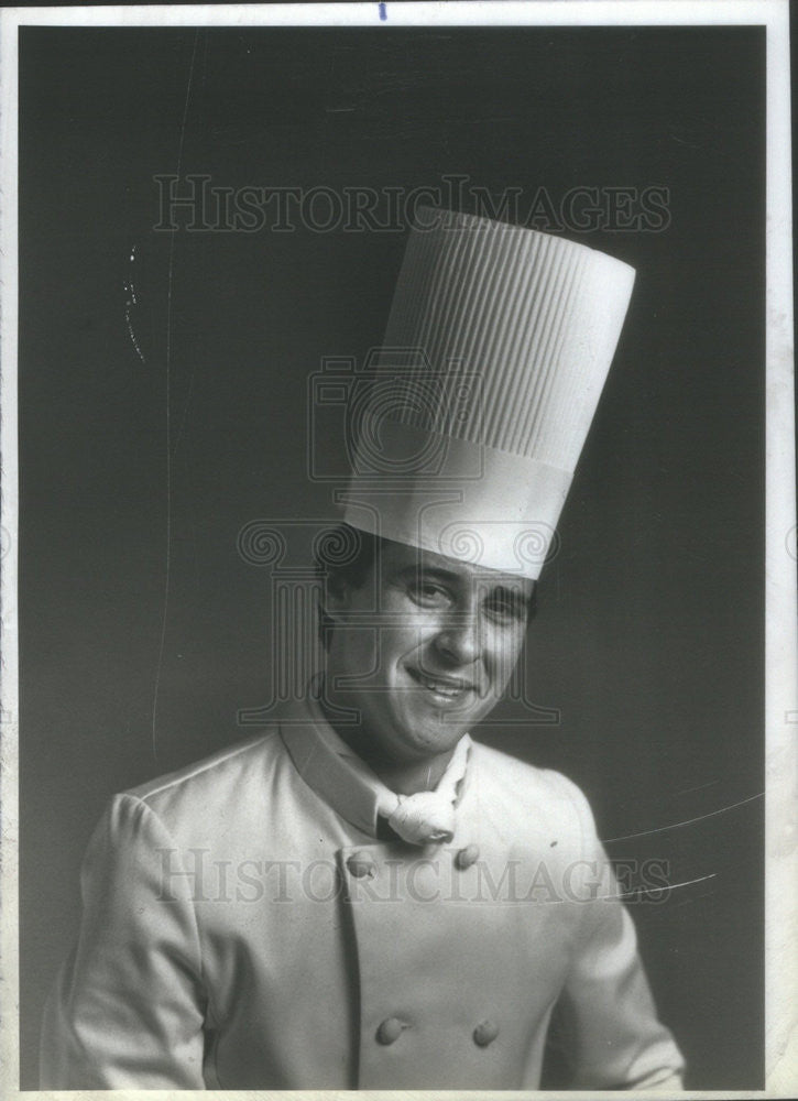 1984 Press Photo Bradley Ogden Executive Chef Campton Place Hotel - Historic Images