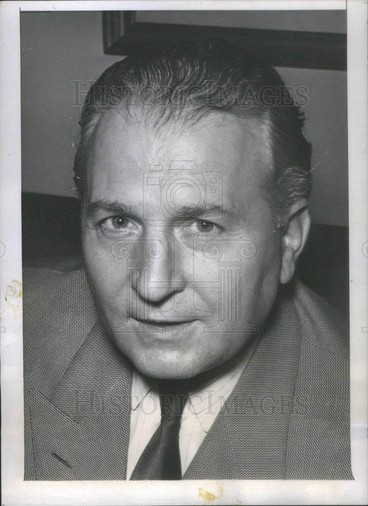 1949 Press Photo Italian Journalist Randolfo Pacciardi - Historic Images