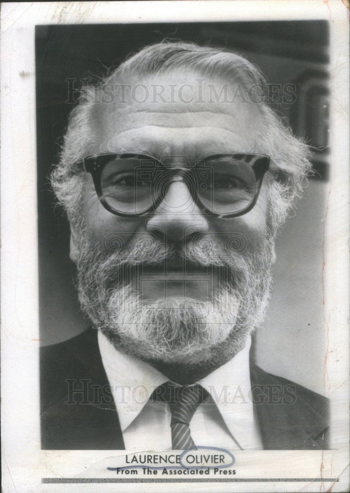 1970 Press Photo Sir Laurence Olivier English Actor Director Producer - Historic Images