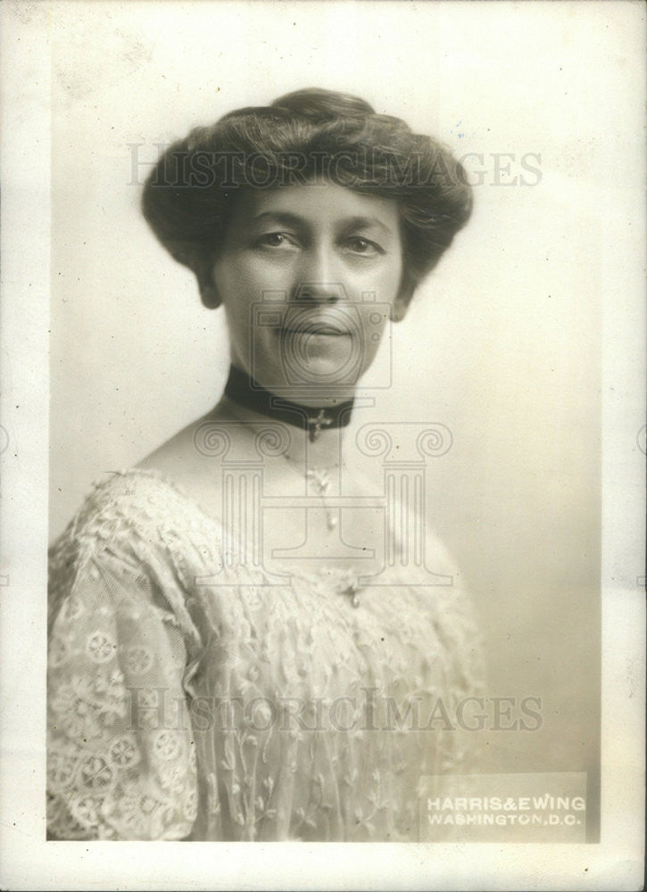 1913 Press Photo Emma Columbia Wife of Republican Politician James R. Mann - Historic Images