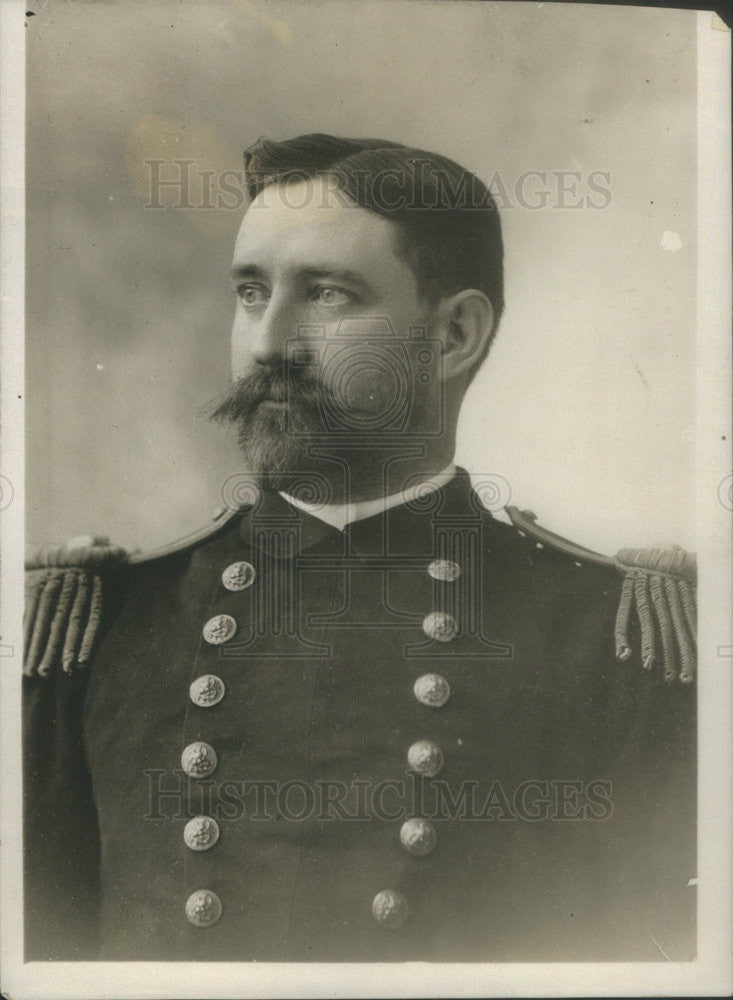 Press Photo Captain R.L. Russel Judge Advocate General Navy - Historic Images