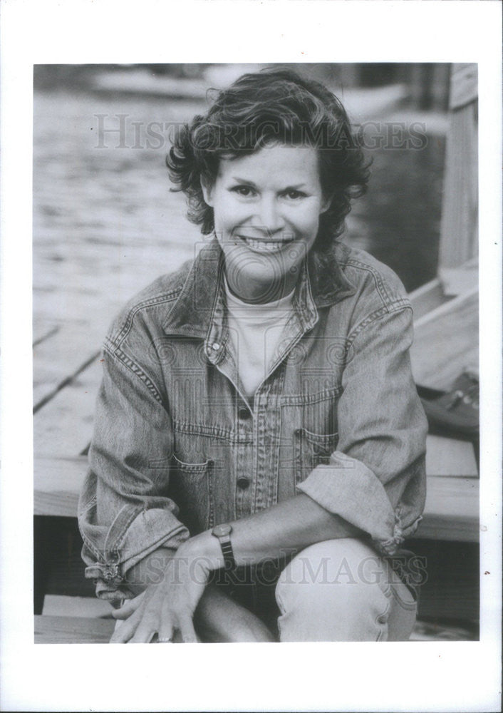 1993 Press Photo Judy Blume Author  &quot;Here&#39;s To you Rachel Robinson&quot; - Historic Images
