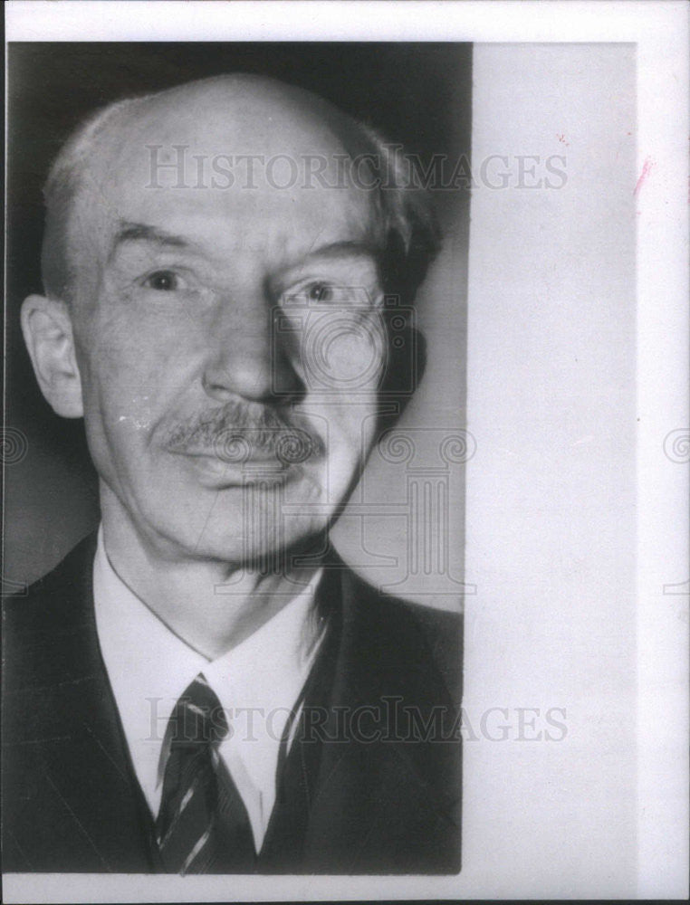 1954 Press Photo Nobel Prize Winner Prof Walther Bothe- West German Scientist - Historic Images