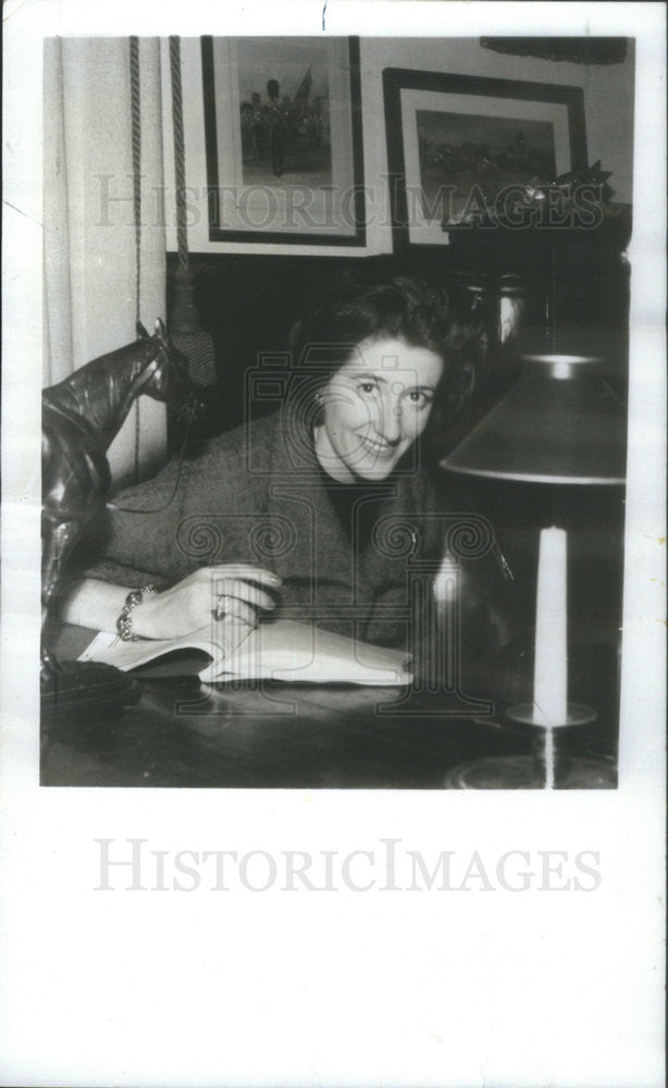 1967 Press Photo Mrs. Henry Mortimor, daughter of Lord Edward Dudley Metcalfe - Historic Images