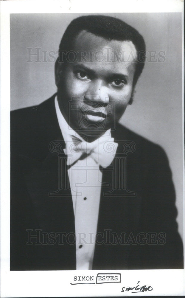 Press Photo Opera Bass Baritone Singer Simon Estes - Historic Images