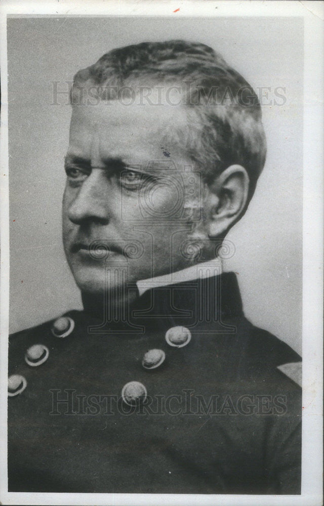 1963 Press Photo Union Army Maj. General Joseph Hooker Army of The Potomac - Historic Images