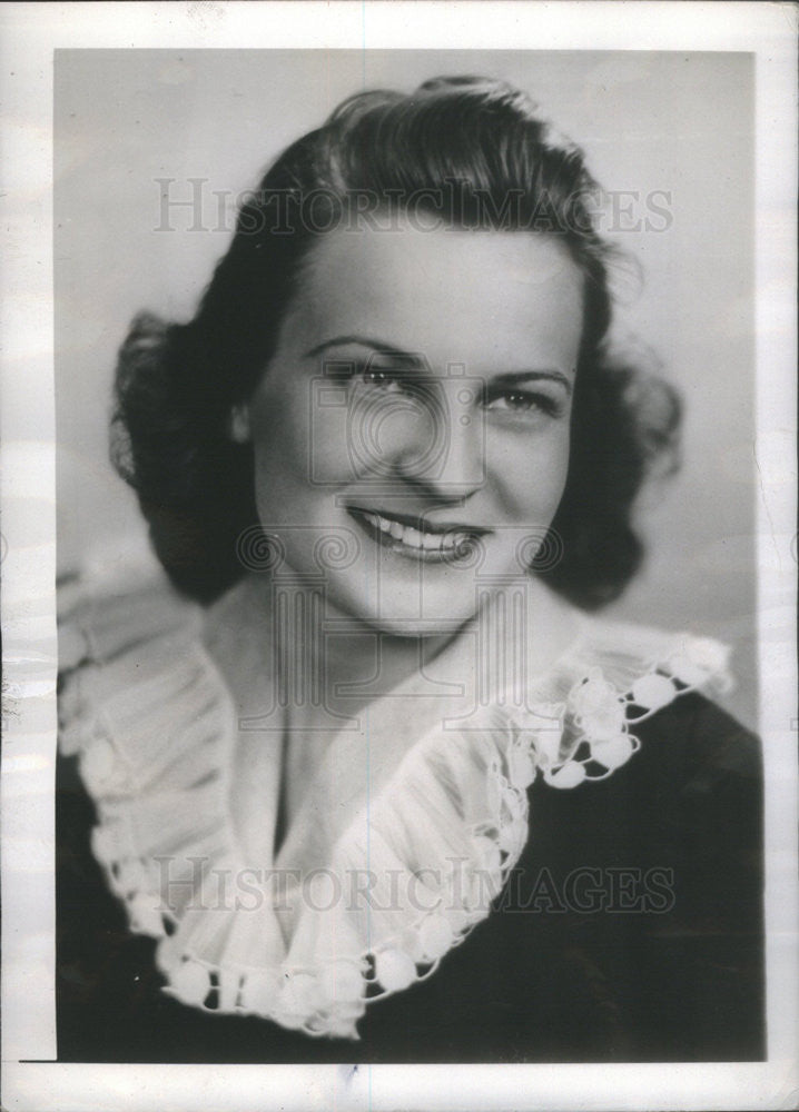 1941 Press Photo Helen Froelich Teacher To Wed Former Senator Rush Holt of WV - Historic Images