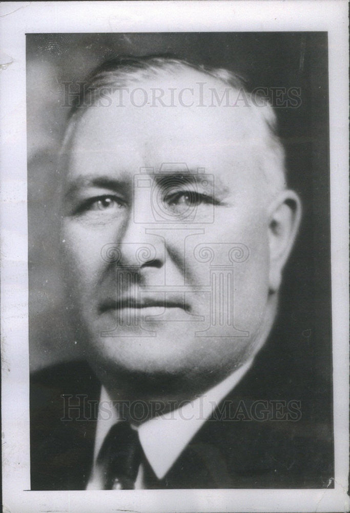 1946 Press Photo Titus Lowe Pres Of Council Of Methodist Bishops - Historic Images