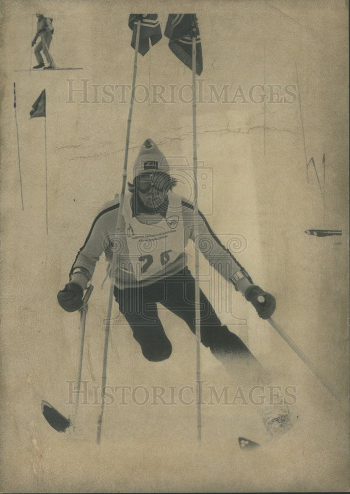 1977 Press Photo Court Newman. - Historic Images