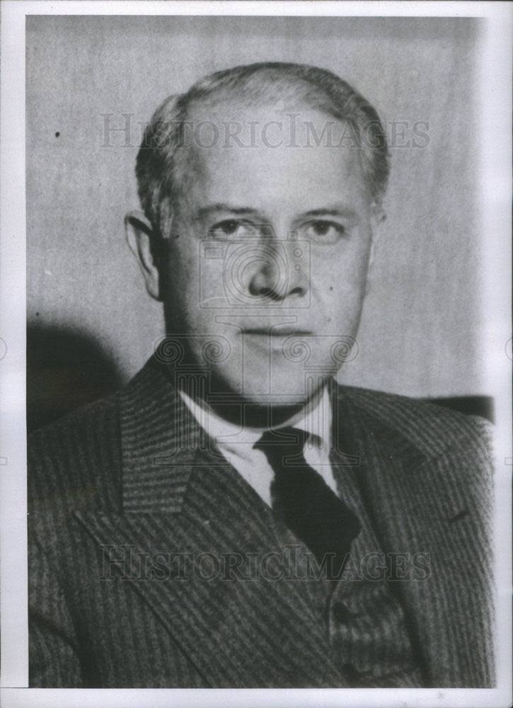 Press Photo Tomple McFaydon Chairman Illinosi State Housing Board - Historic Images