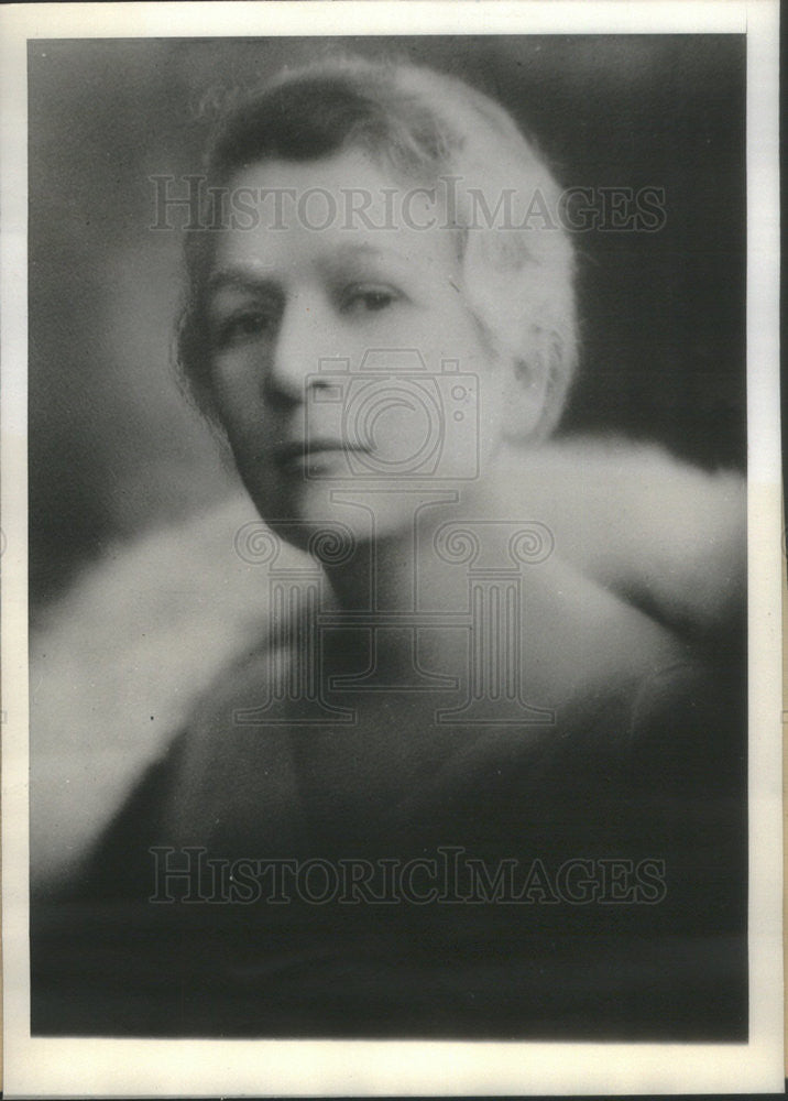 1933 Press Photo Mrs. Grace Macdonald - Historic Images
