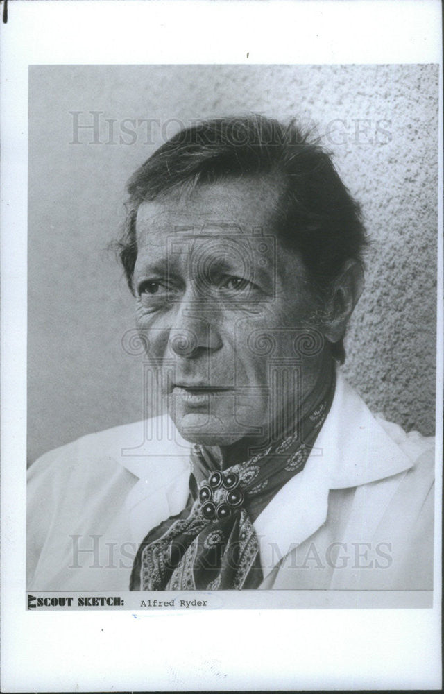 1973 Press Photo Alfred Ryder Is Prof Robert Crater in the 1st Star Trek Episode - Historic Images