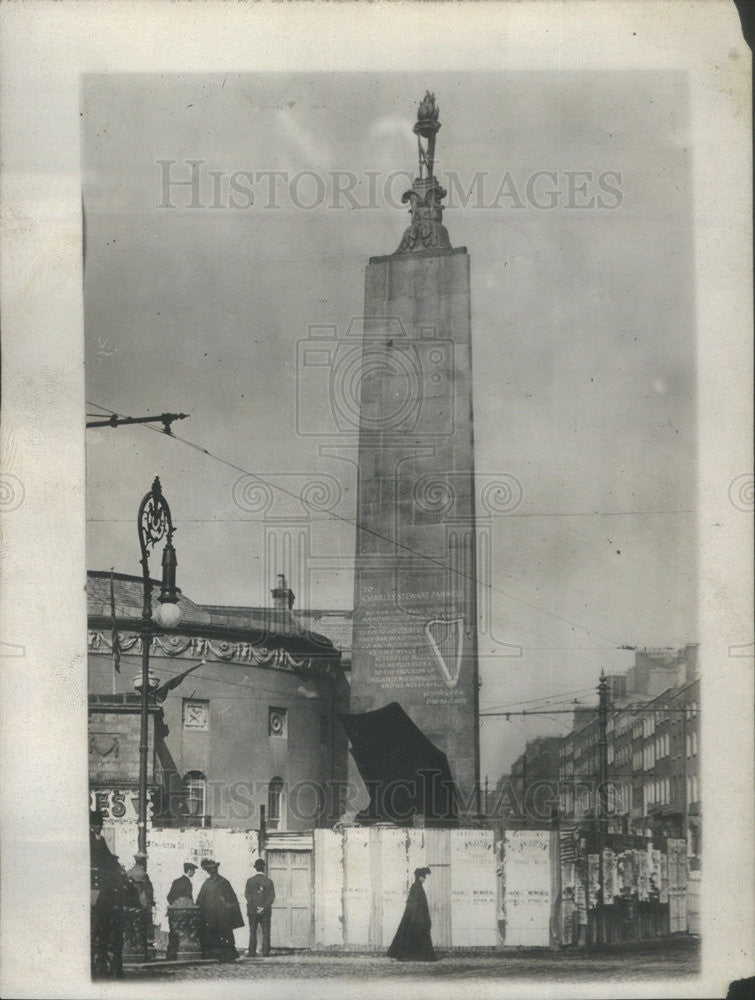 Press Photo Charles Stewart Parnell Monument - Historic Images