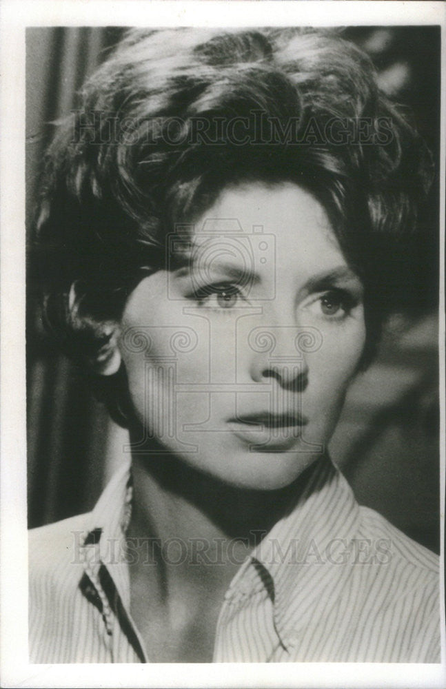 1968 Press Photo Suzy Parker Star Flight From Ashiya CBS Thursday Night Movie - Historic Images