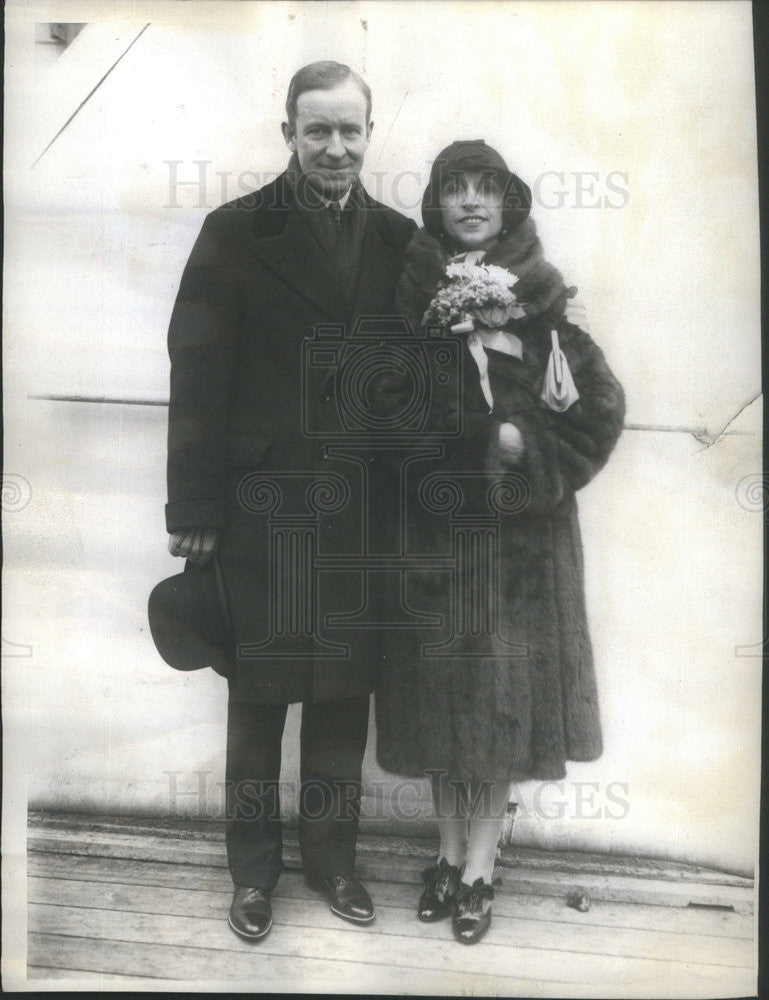 1930 Press Photo Amelita Galli-Curci Italian Soprano And Her Husband Homer Samue - Historic Images