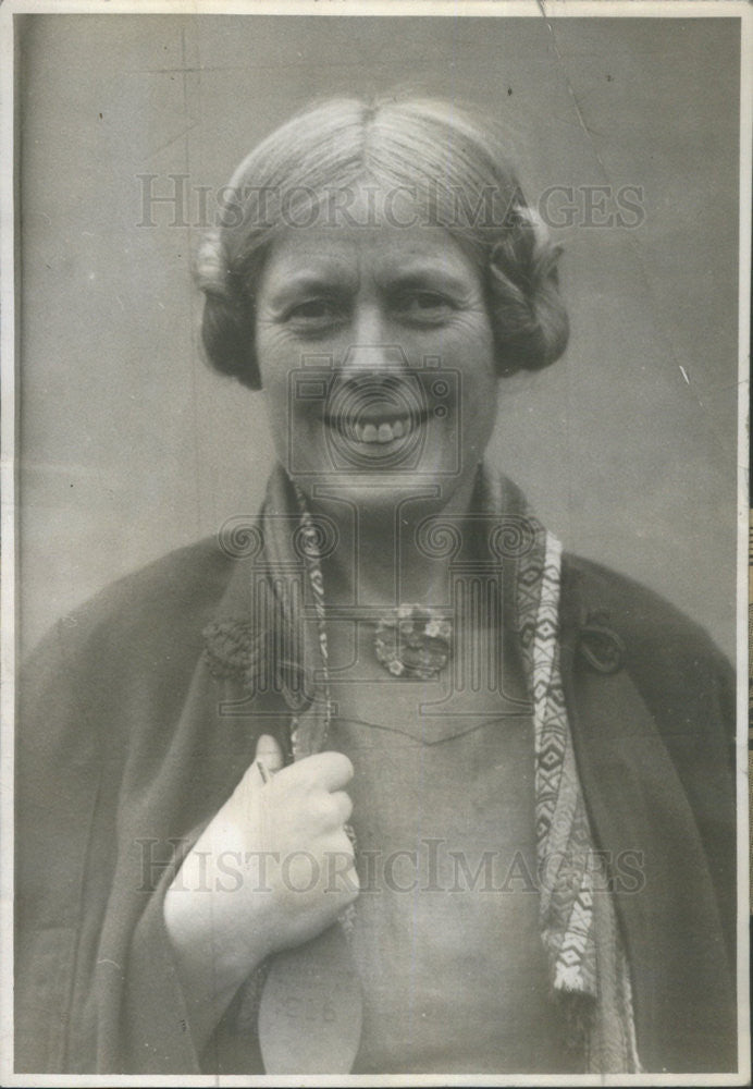 1936 Press Photo Muriel Lester director and founder Kingsley Hall.London,England - Historic Images