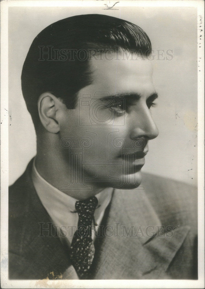 1939 Press Photo Jack LaRue/Actor - Historic Images